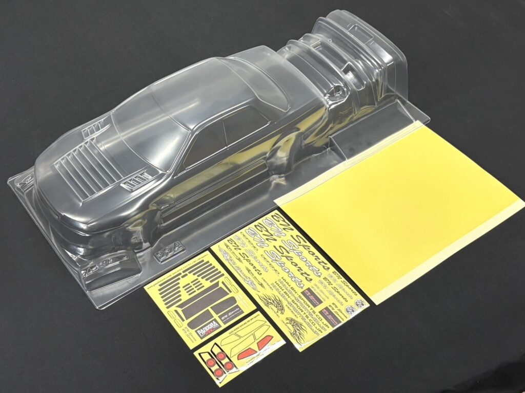 Pandora RC HCR32 Nissan Skyline GT-R R32 Sedan BN SPORT 4-Door 1-10 Body Set